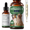 Homibabis Vitamin E Supplement for Dogs Liquid, Daily Skin & Coat Nutrition Oil, Supports Moisture Balance, Cellular Protection & Overall Canine Wellness, 2 fl oz (60 mL)