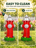 14.4"H 4LB Resin Fire Hydrant for Dogs to Pee On Indoor & Outdoor