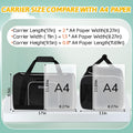 Petskd Pet Carrier 17x11x9.5 Alaska Airline Approved,Pet Travel Carrier Bag for Small Cats and Dogs, Soft Dog Carrier for 1-10 LBS Pets,Dog Cat Carrier with Safety Lock Zipper(Black)