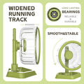 Hamster Wheel, Quiet Spinner Hamster Running Exercise Wheel with Adjustable Stand for Small Animals Syrian Dwarf Gerbils