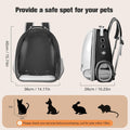 Cat Carrier Backpack, Pet Carrier Backpack Front Pack for Small Medium Cat Puppy Dog Carrier Backpack Bag Space Capsule,