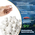 Sukh Ceramic Rings for Aquarium Filter - 15oz Bio Filter Media with 3 Bags