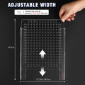 Aquarium Divider 75/125 G, Acrylic Fish Tank Separator with Suction Cups