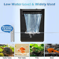 290GPH Turtle Tank Filter Aquarium Filter for 20-85 Gallon, Turtle Filter Low Water Level Available and Flow Adjustable,