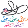 Dogline Biothane Slip Dog Leash - for Small, Medium and Large Dogs - Odor Free Slip Lead, Heavy Duty and Durable Material Kennel Lead - Black - 5ft L x 3/8in W