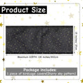 Shappy Large Bird Cage Birdcage Nylon Mesh Net Cover Seed Feather Catcher Universal Birdcage Cover Bird Seed Guard Skirt for Parakeet Macaw African Square Cage (Black Star Style, XL)