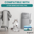 BrightOn®, 75 Litter Bag Refill Bags for Genie Easy Roll Litter Bin, Ultimate Odor Control, (Lemon - 75 Bags)