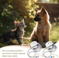 Bokon 4 Set Stainless Steel Automatic Livestock Waterer for Horses Dogs
