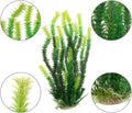 17" Plastic Water Plant for Aquarium Fish Tank Ornament, Rhodo Green