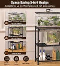 20-30 Gallon Aquarium Stand with 3-Tier Adjustable Storage Shelf