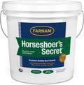Farnam Horseshoer's Secret Pelleted Hoof & Biotin Supplements, Nutrient-Rich Formula with Amino & Fatty Acids, Omega-3 M