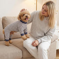 Dog Pajamas Pjs, Vet-Approved Calming Onesie for Small Medium Large Dog L