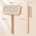 Haetyieh Sheepskin Wool Brush - Carpet Rake Tool for Pet Hair Removal and Household Fabric Care
