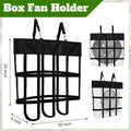 Tessco for you 1 Pcs Box Fan Holders for Horse Stall, Nylon Bag,Black