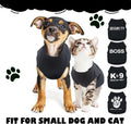 4 Pieces Chihuahua Clothes Dog Clothes for Small Dogs Boy Summer Teacup Yorkie Spring Letter Security Pet Shirts Soft Puppy Cloth Tiny Doggie Outfit Pet Cat Clothing XXS Black