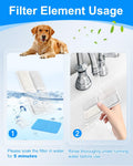 10 Set Dog Water Filter Replacement Fit for Sharlovy W10 Pro 8L