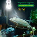 UVB Bulb for Reptiles, 5.0 13W UVB Light for Reptiles, Hygger zoo UVA UVB Reptile Light Bulb Reptile UVB Bulb UVB Light 