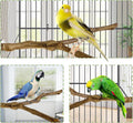 kathson Natural Parrot Perch Bird Stand Pole Wild Grape Stick Paw Grinding Fork Parakeet Climbing Standing Branches Toy Chewable Cage Accessories for Small Budgies Cockatiels Lovebirds 3PCS