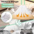 FortiCrest Thickened Cat Litter Box Liner Bag, 30 Count 37"×18" Jumbo Size, Extra Thick Leakproof, Tear-Resistant, Heavy Duty Enhanced Load-Bearing Strength, Ideal for Multi-Cat Family Cat Litter Bags