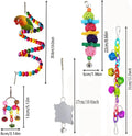 Bird Parakeet Cockatiel Toys, ESRISE Parrots Budgies Cage Accessories