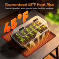Waterproof Heating pad Plant Heating pad 8.0x8.0 Inch 12W Under Tank Terrarium Heating Mat, Reptile Heat Pad, Reptile He