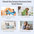 FEimaX Dog Surgery Recovery Suit Female and Male Pet Body Suits for Puppy