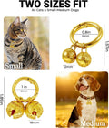4 Loud Dog & Cat Bells for Collar, Bells for Pet Tracking