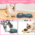 Anipaw Slow Feeder Dog Bowls 3 in 1 Stainless Steel Dog Food and Water Bowls with Non-Spill and Non-Skid Silicone Mat to Slow Down Eating for Large Medium Small Breed Size Dogs and Cats