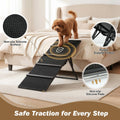 VavoPaw Metal Dog Ramp for Couch, Foldable Pet Ramp for Small Dogs 100 LBS