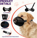 2 Pack Air Mesh Breathable Drinkable Dog Muzzle for Small Dogs