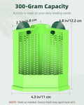 Pawfly Bearded Dragon Feeder - Escape-Proof Corner Reptile Food Box, Wall-Mounted with Suction Cups for Insects - Bug Bo