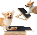 Dog Nail Scratch Board - with Treat Draw- Dog Scratch Pad for Nails – Durable Wooden Nail Filing Board with Treat Drawer