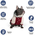 Spark Paws Varsity Dog Jacket - Dog Hoodie Winter Coat for Small Large Dogs