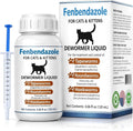 Cat Dogs Dewormer for Cats Dogs – Fenbendazole Liquid Broad Spectrum Wormer for Tapeworms, Roundworms & Hookworms,120 ML (4.2 Fl Oz)