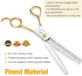 JASON Dog Grooming Chunker Scissors - 7" Blending Thinning Shears Trimming