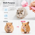3Pcs Hamster Bath Brush and Comb Soft Cleansing Brush for Guinea Pig, Rats, Chinchilla, Bunny, Turtle Small Animal Groom