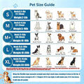 Inflatable Dog Cat Cone Collar with Transparent Shield for After Surgery-M+