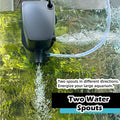 COOSPIDER Aquarium Filter with 7W U-V Light 300GPH for 75-200 Gallon Tank
