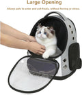 Cat Bubble Backpack Carrier, TSA Airline Approved Pet Travel Bag for Small Medium Dogs, Clear Hiking Camping Backpack fo
