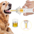 YIBIKEHO Pet Liquid Feeding Kit Pet Feeding Syringe Soft Tip, Cat Dog Syringe Bottles for Pet Feeding,Pet Medical Feeding Dispenser Tool (White)