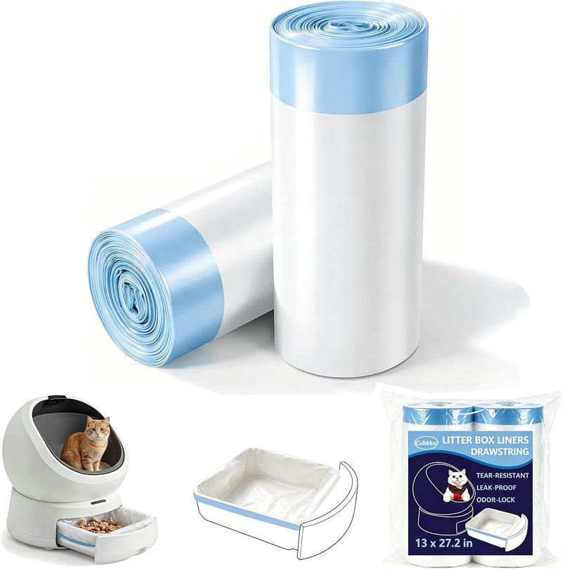 40 Count Cat Litter Box Bags|27.2