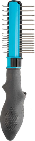 FURminator 2-in-1 Doodle Grooming Tool for Dogs, 1 Count, Dematting Tool with Comb for Mats, Tangles & Maintenance on Curly, Long, Silky & Wiry Coats