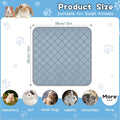 6 Packs Washable Guinea Pig Cage Liners, Waterproof Guinea Pig Pee Pads Reusable Absorbent Bedding Anti Slip Mats for Sm