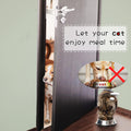 Elilier Cat Door Latch Holder,【8 Adjustable Sizes】 Stronger Flex Cat Door Stopper, Keep Door Open 1.5" to 8", Let's Cats in and Keeps Dogs Out of Litter & Food, No Tool Required & No Wall Damage
