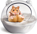 Hamster Bathtub,Hamster Bathroom,Sand Bath Container,Hamster Toilet and Sandbox Dust Bathtub,Hamster Bed,Sand Bath Box f