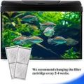 8 Pack Filter Cartridge for Top Fin RF-L Filter, Aqurium Filter Cartridge Refill for Top Fin Desktop Aquariums with Larg