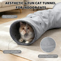XIAPIA Cat Tunnel for Indoor Cats, 6-in-1 Collapsible Play Tunnel