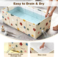 Foldable Dog Bathtub for Small to Medium Dogs & Cats Pool, Collapsible Pet Bath Tub for Shower/Kitchen Sink, Thickened I