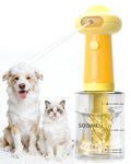 Electric Dog Shampoo Dispenser with Auto Mixing, Magnetic Charging Dog Shampoo Foamer, 500ml Pet Shampoo Sprayer with LED Indicator & Silicone Grip, IPX7 Waterproof Dog Soap Dispenser