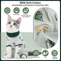 QBLEEV Cat Recovery Suit for Post Surgery, Spay Neuter Onesie for Cats